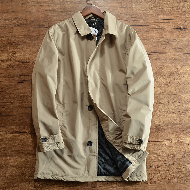 Men's Gray Coat, Stylish & Elegant
