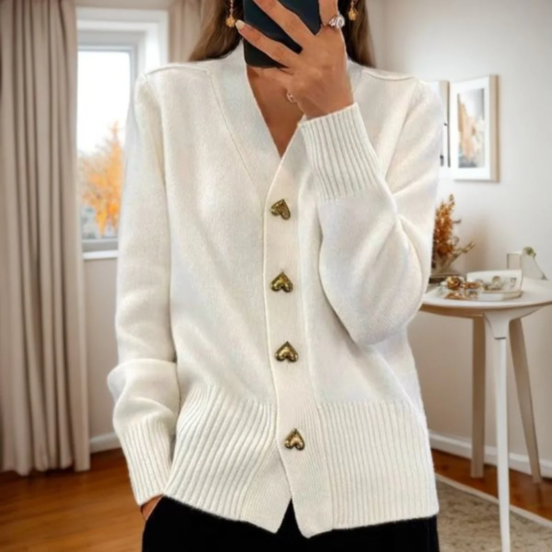 Women's Gray Cardigan, Lightweight and Versatile