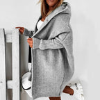 Cardigan Women, Hooded and Oversized for Winter