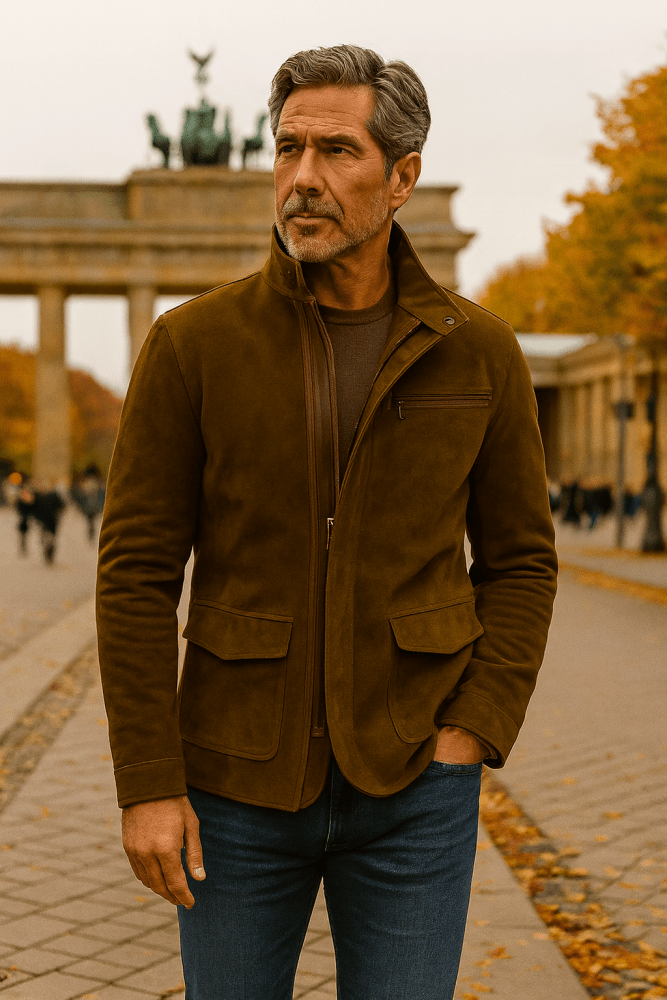 Suede Jacket Men, Rugged Elegance for Every Season