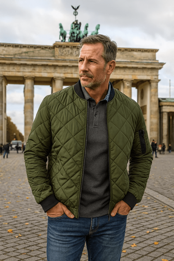 Quilted Jacket Men, Timeless Cotton
