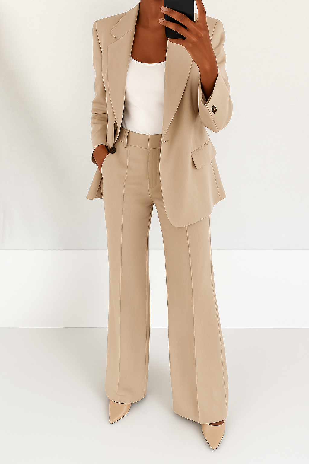 Emma | Elegant Two-Piece Suit Set - Timeless Style