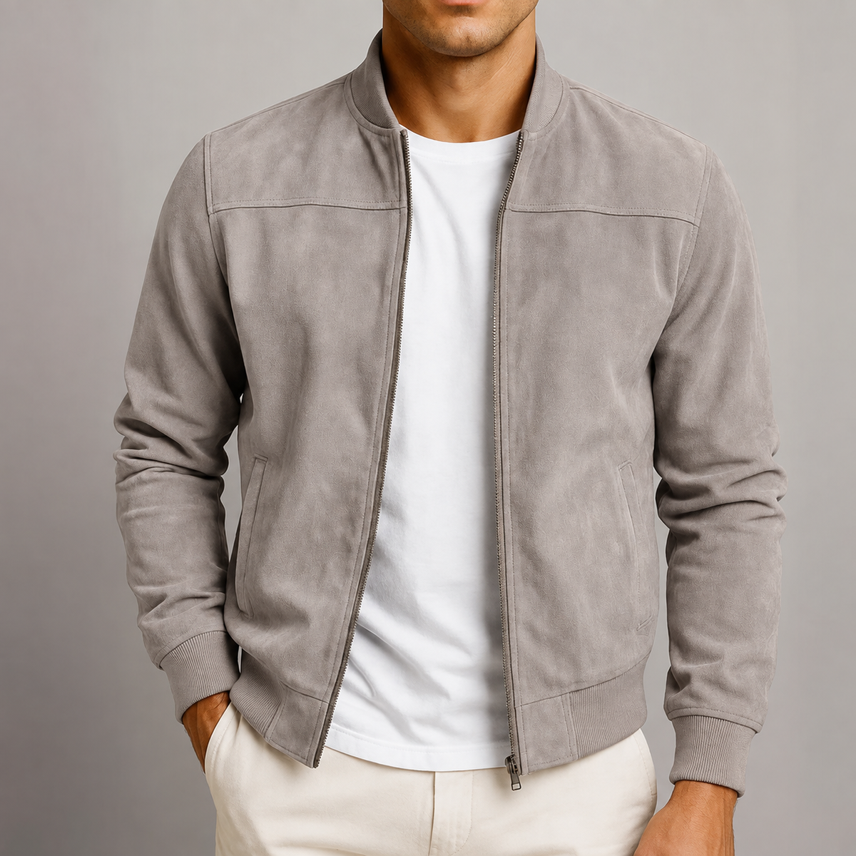 Suede Jacket Men, Refined and Timeless