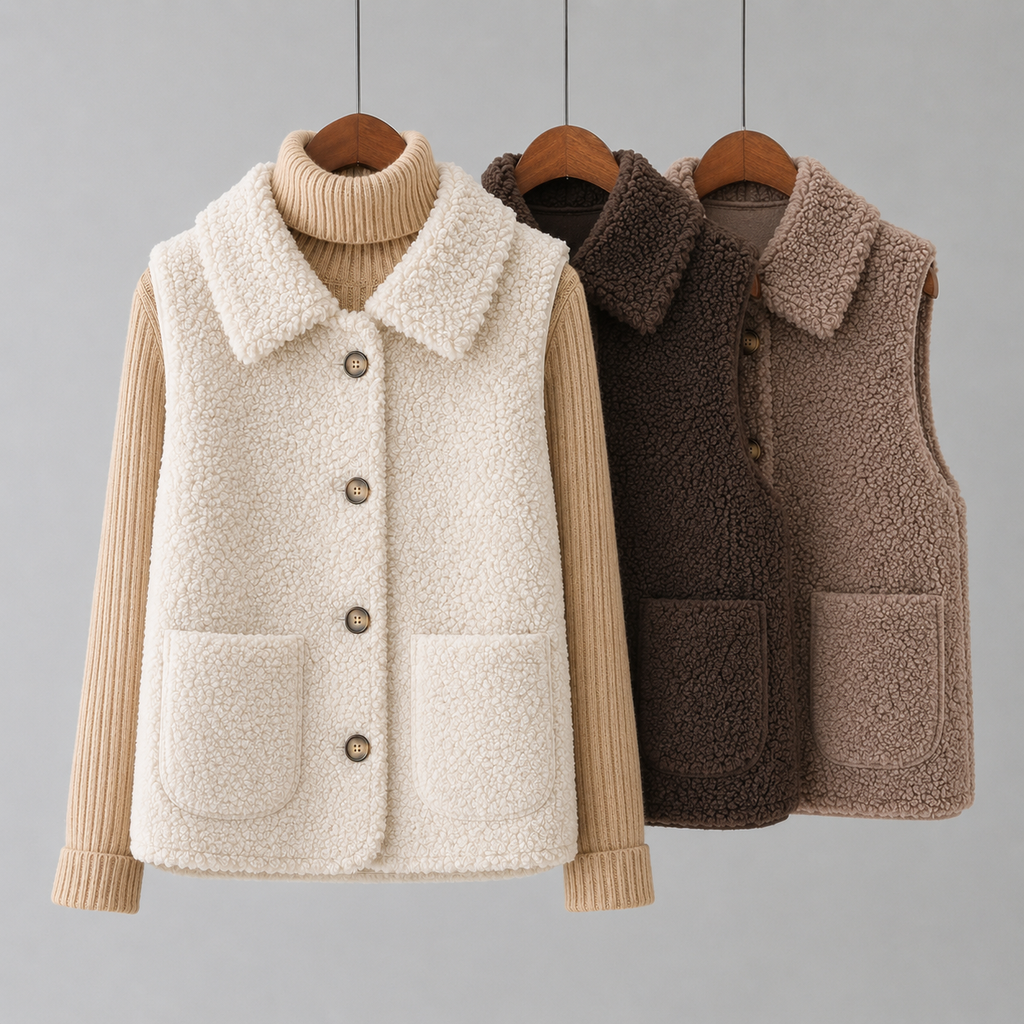 Teddy Jacket Women, Soft and Warm