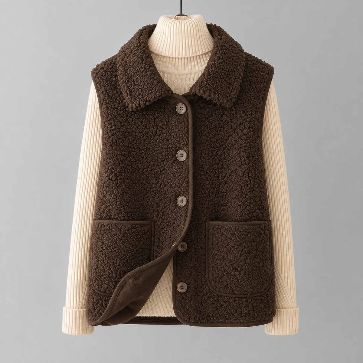 Teddy Jacket Women, Soft and Warm