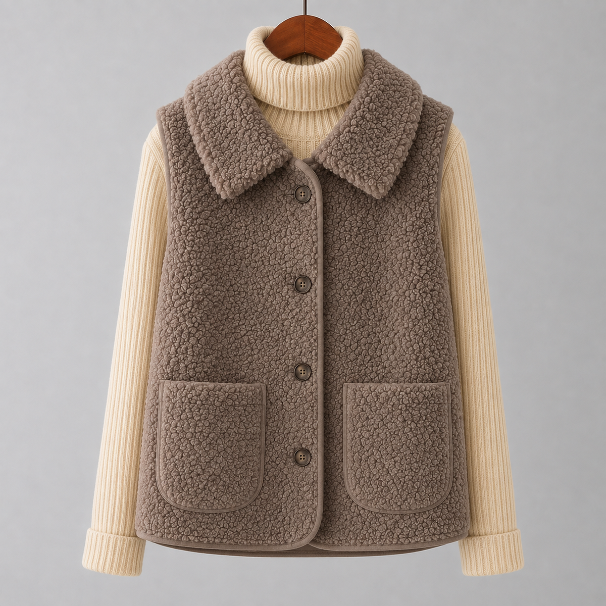 Teddy Jacket Women, Soft and Warm