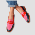 Viva Playful Brown Loafers for Women