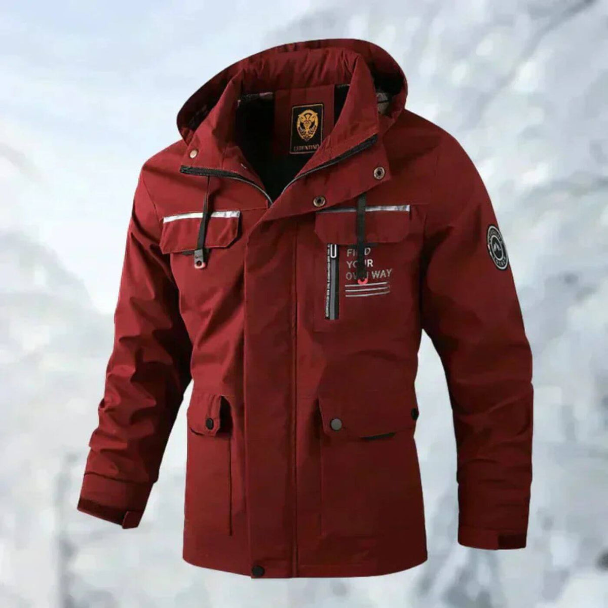 Waterproof Jacket Men, Outdoor with Reliable Protection