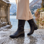 Riding Boots Women Knee High Leather Look