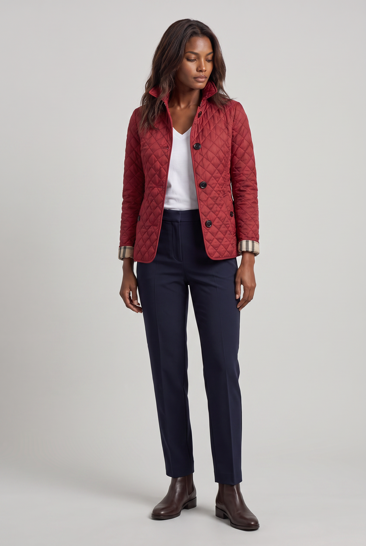 Quilted Jacket Women, Lightweight for Transitional Weather