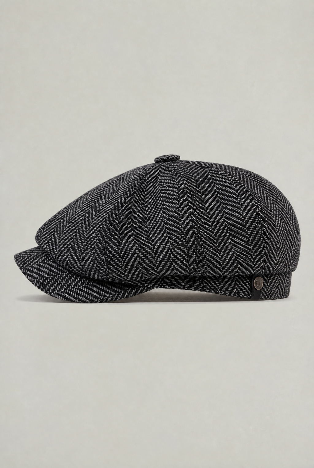 Men's Herringbone Newsboy Cap, Classic