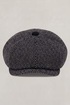 Men's Herringbone Newsboy Cap, Classic