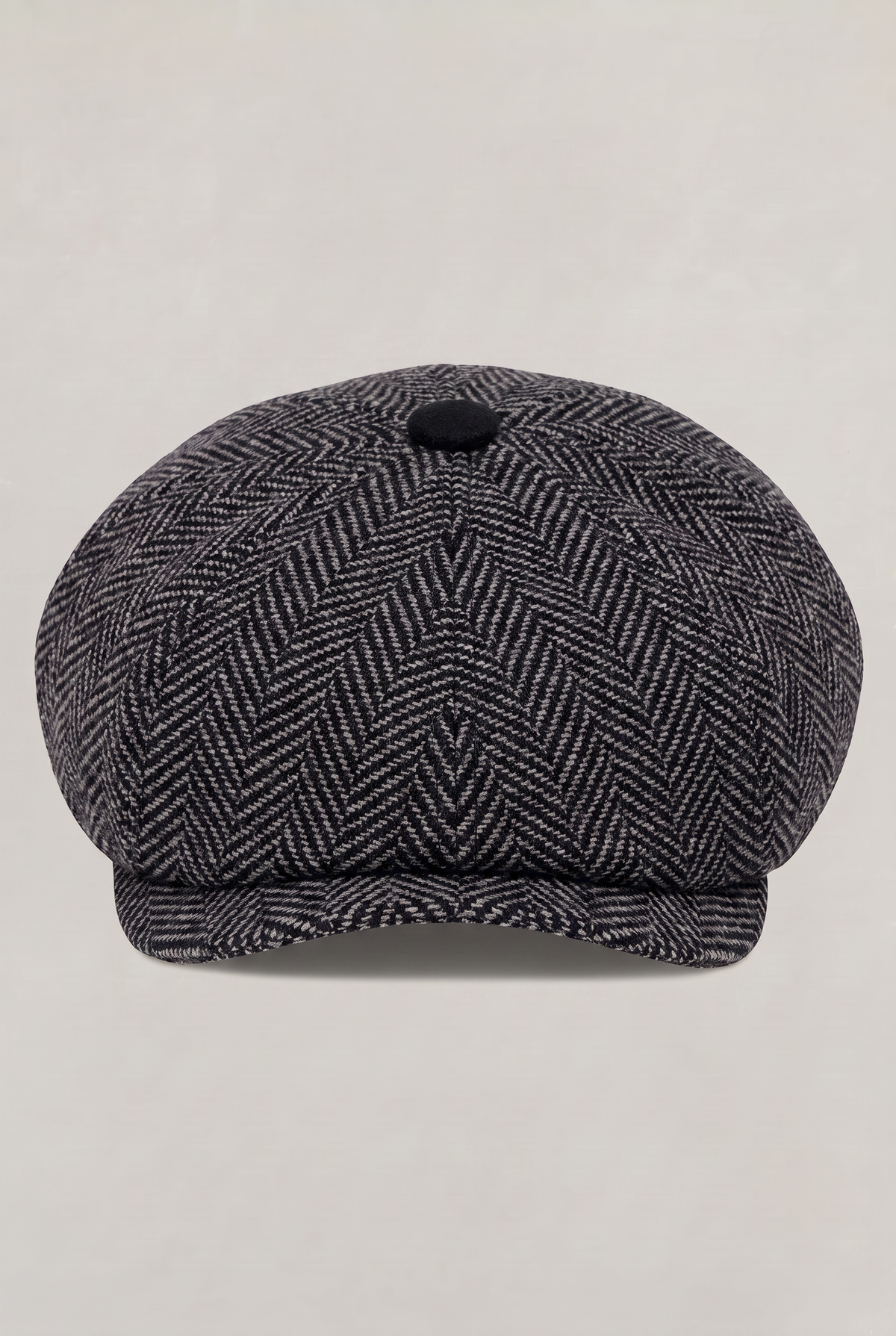 Men's Herringbone Newsboy Cap, Classic