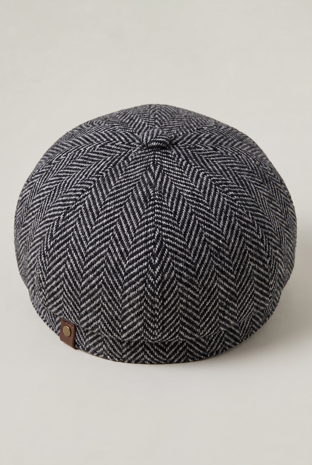Men's Herringbone Newsboy Cap, Classic