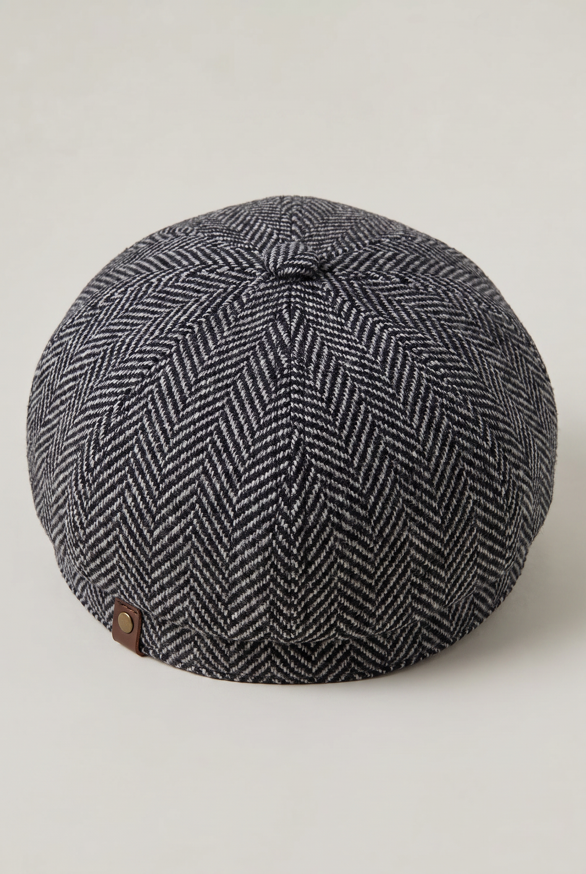 Men's Herringbone Newsboy Cap, Classic