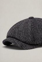 Men's Herringbone Newsboy Cap, Classic