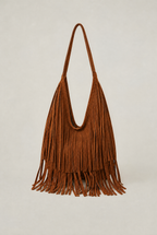 Women's Crossbody Bag with Fringe, Western Style