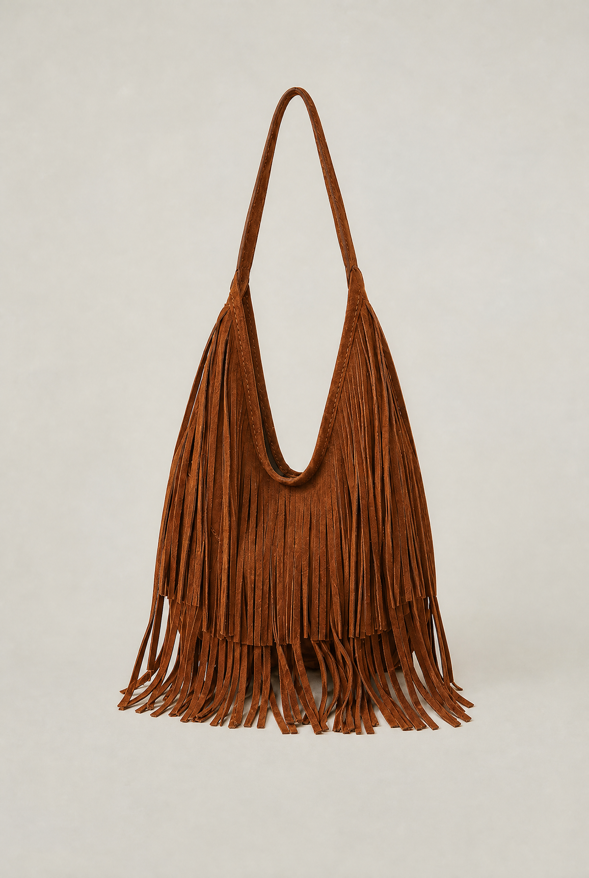 Women's Crossbody Bag with Fringe, Western Style