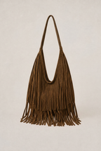 Women's Crossbody Bag with Fringe, Western Style