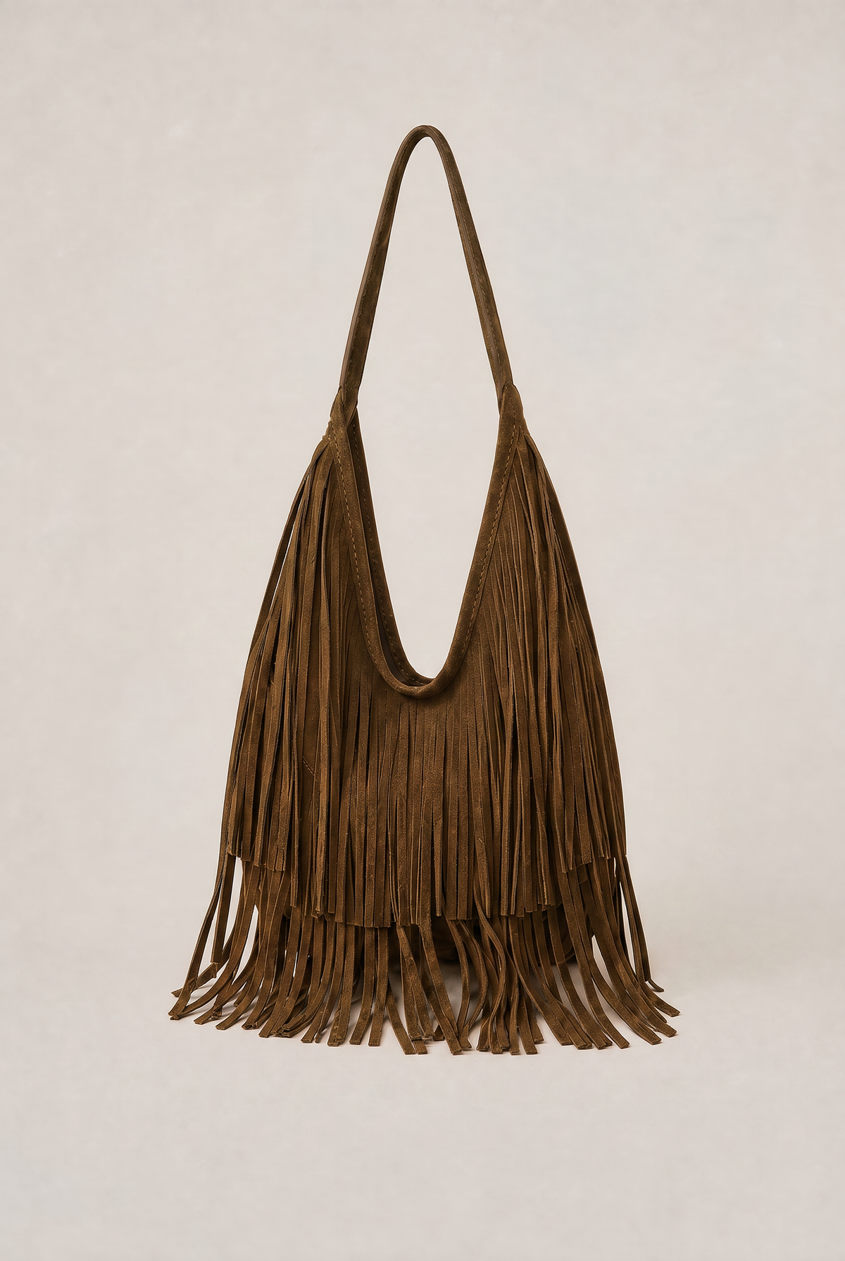 Women's Crossbody Bag with Fringe, Western Style