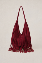 Women's Crossbody Bag with Fringe, Western Style