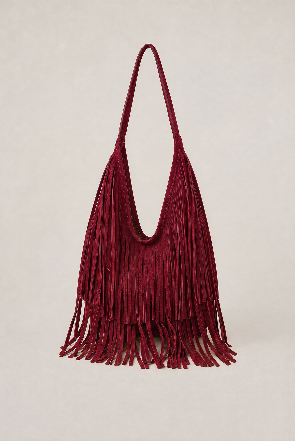 Women's Crossbody Bag with Fringe, Western Style