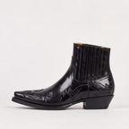 Men's Boots Western Square Toe Pull On