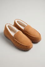 Men's Slippers Moccasin Suede Look