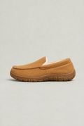 Men's Slippers Moccasin Suede Look in Tan