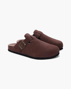 Luke | Unisex Suede Clog – Comfortable Slide with Ergonomic Footbed