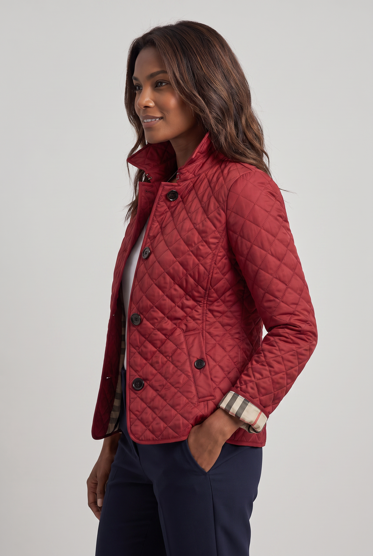 Quilted Jacket Women, Lightweight for Transitional Weather