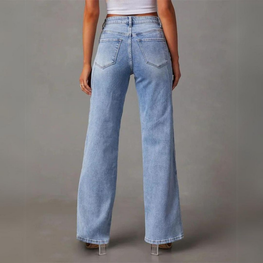 Ella | High-Waisted Wide-Leg Jeans