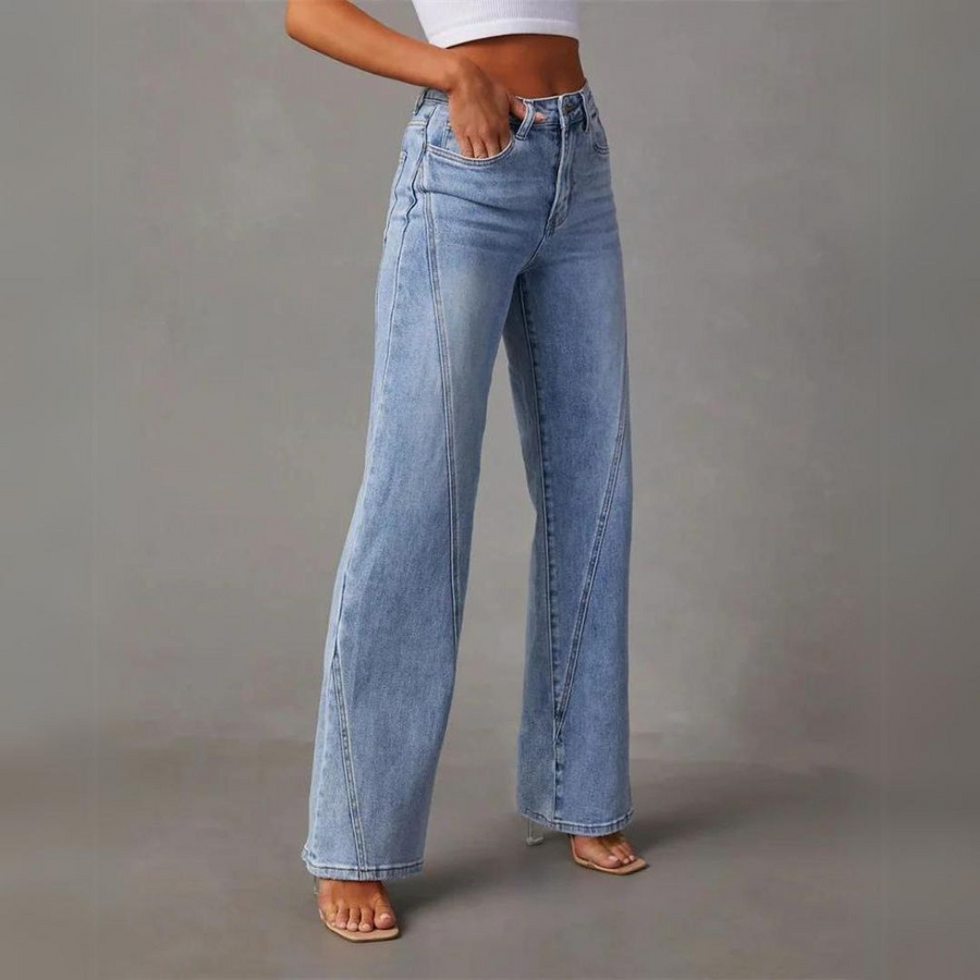Ella | High-Waisted Wide-Leg Jeans