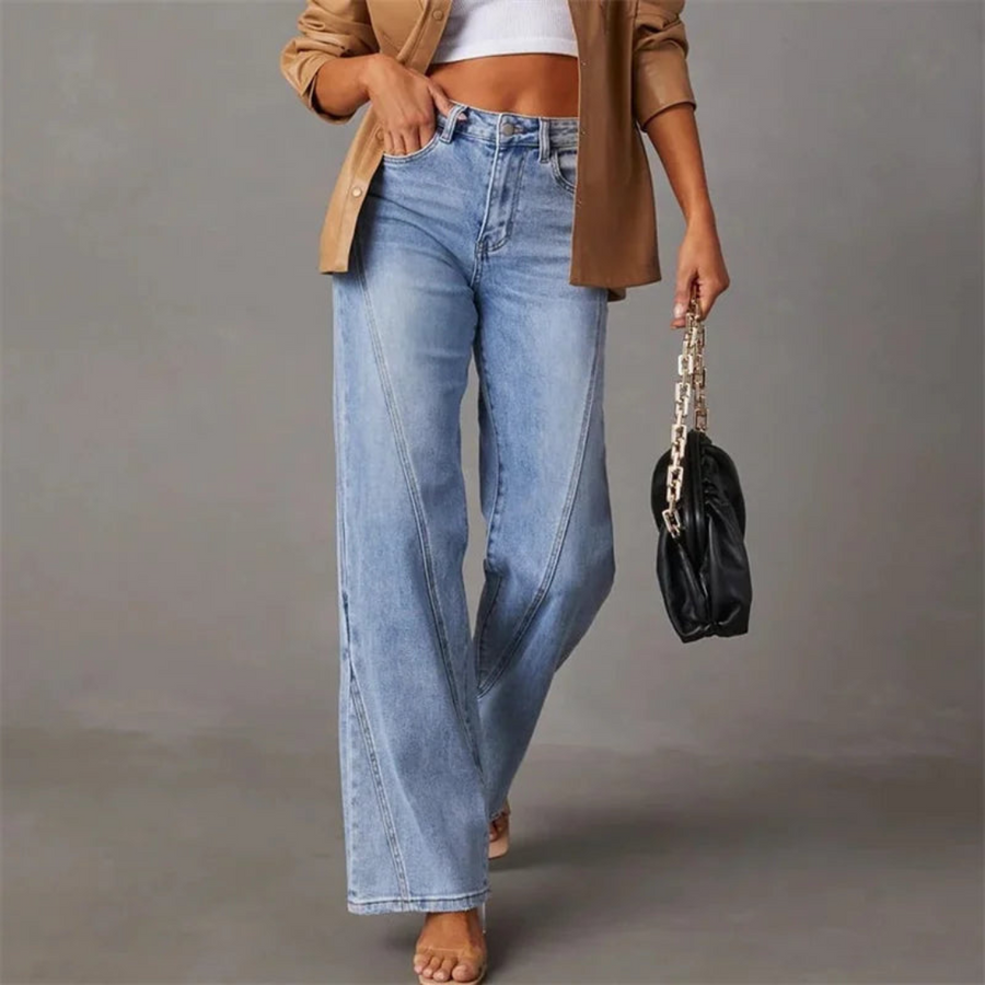 Ella | High-Waisted Wide-Leg Jeans