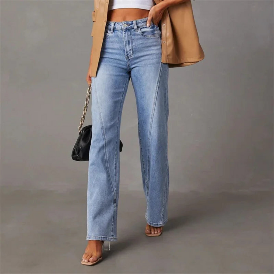 Ella | High-Waisted Wide-Leg Jeans