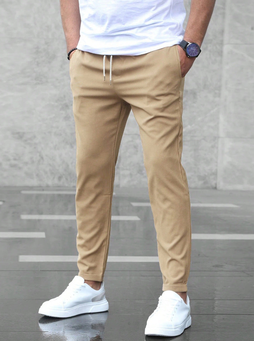 Men's Stretch Dress Pants, Elastic and Comfortable