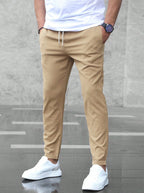 Men's Stretch Dress Pants, Elastic and Comfortable