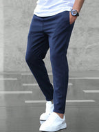 Men's Stretch Dress Pants, Elastic and Comfortable
