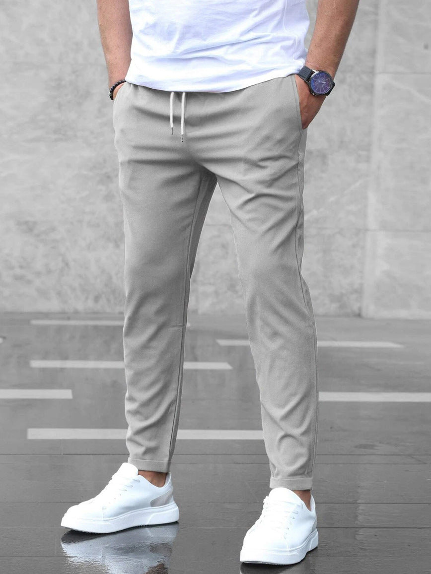 Men's Stretch Dress Pants, Elastic and Comfortable