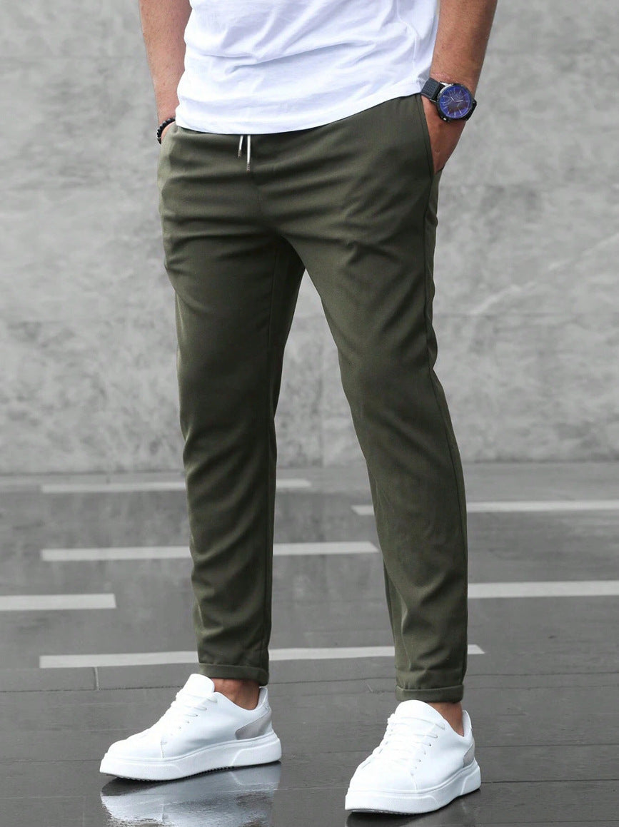 Men's Stretch Dress Pants, Elastic and Comfortable