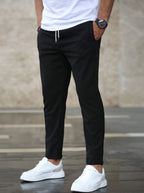 Men's Stretch Dress Pants, Elastic and Comfortable