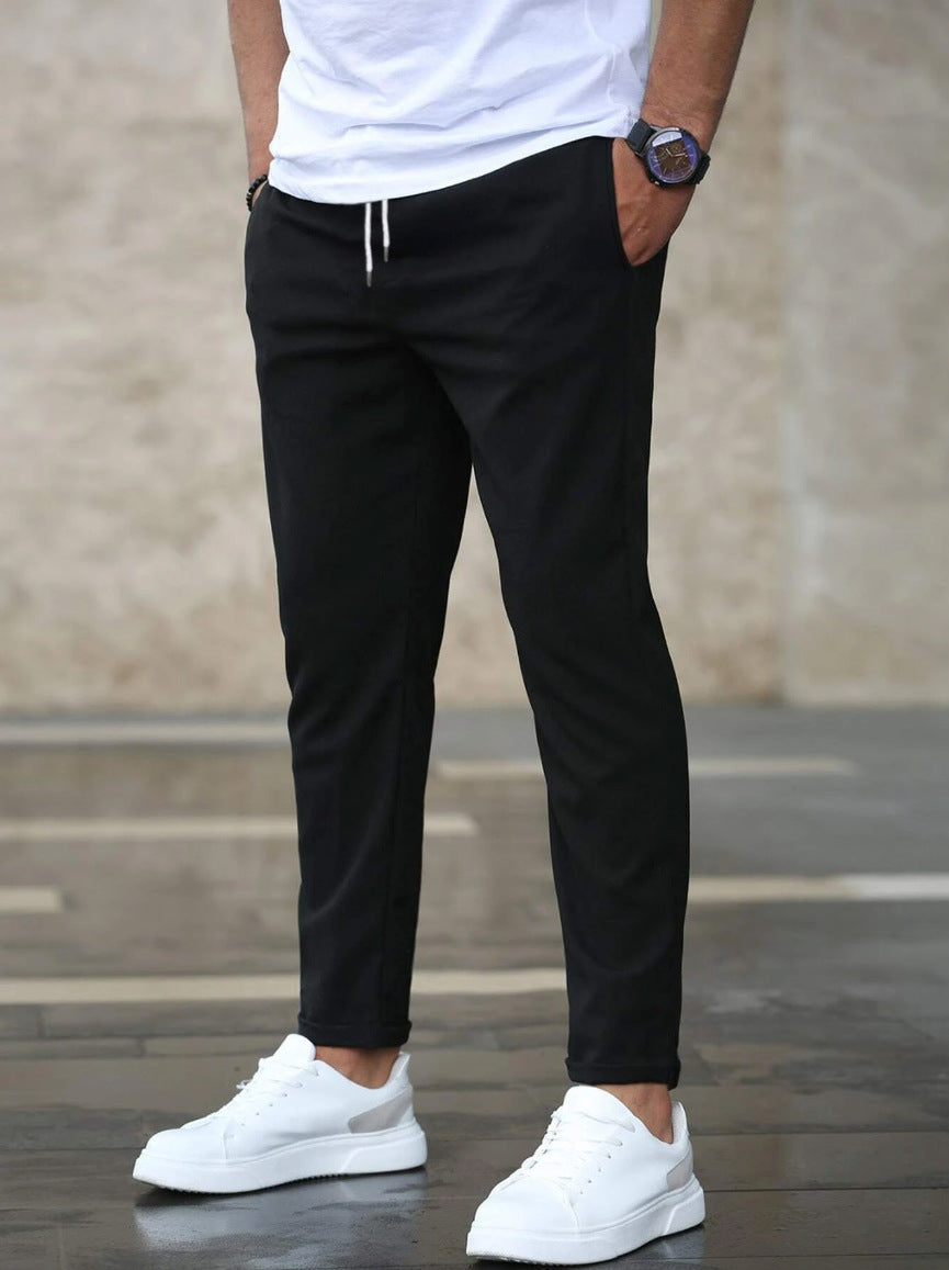 Men's Stretch Dress Pants, Elastic and Comfortable
