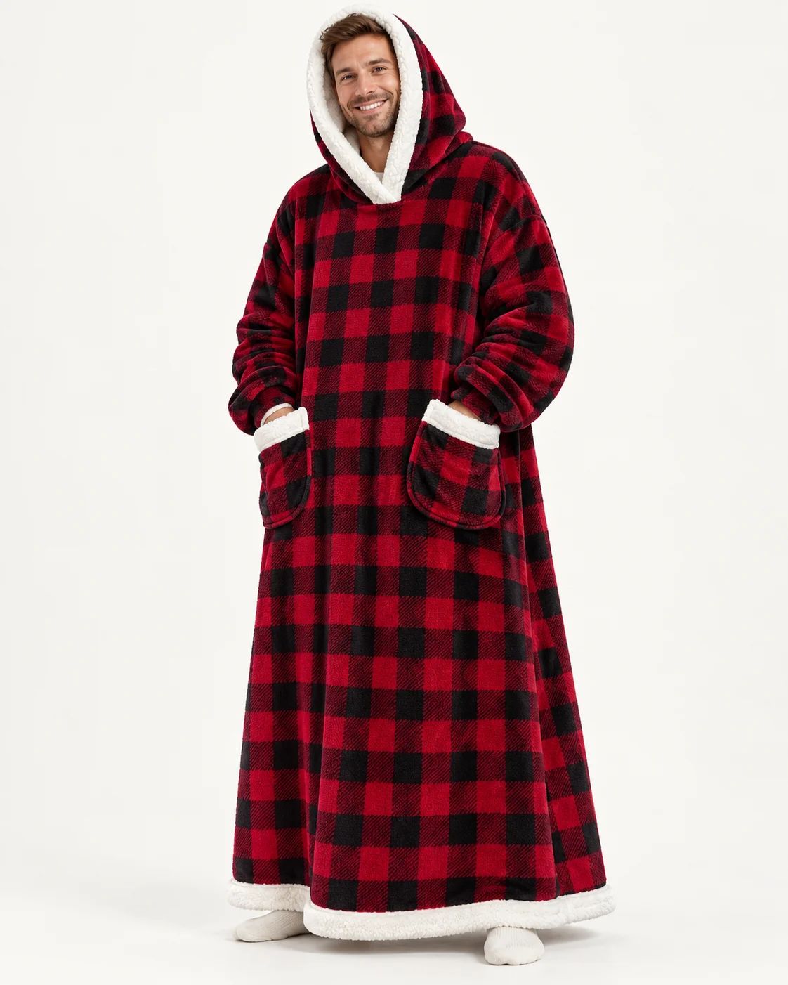 Haven Hoodie Blanket – Oversized Twinning Hoodie for Couples, Soft & Warm