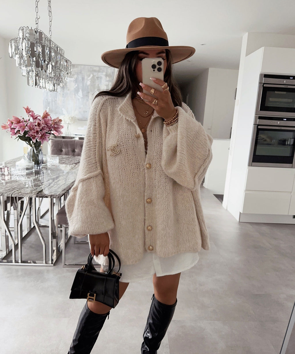 Women's Oversized Cardigan, Soft and Warm