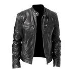Vegan Leather Jacket Men