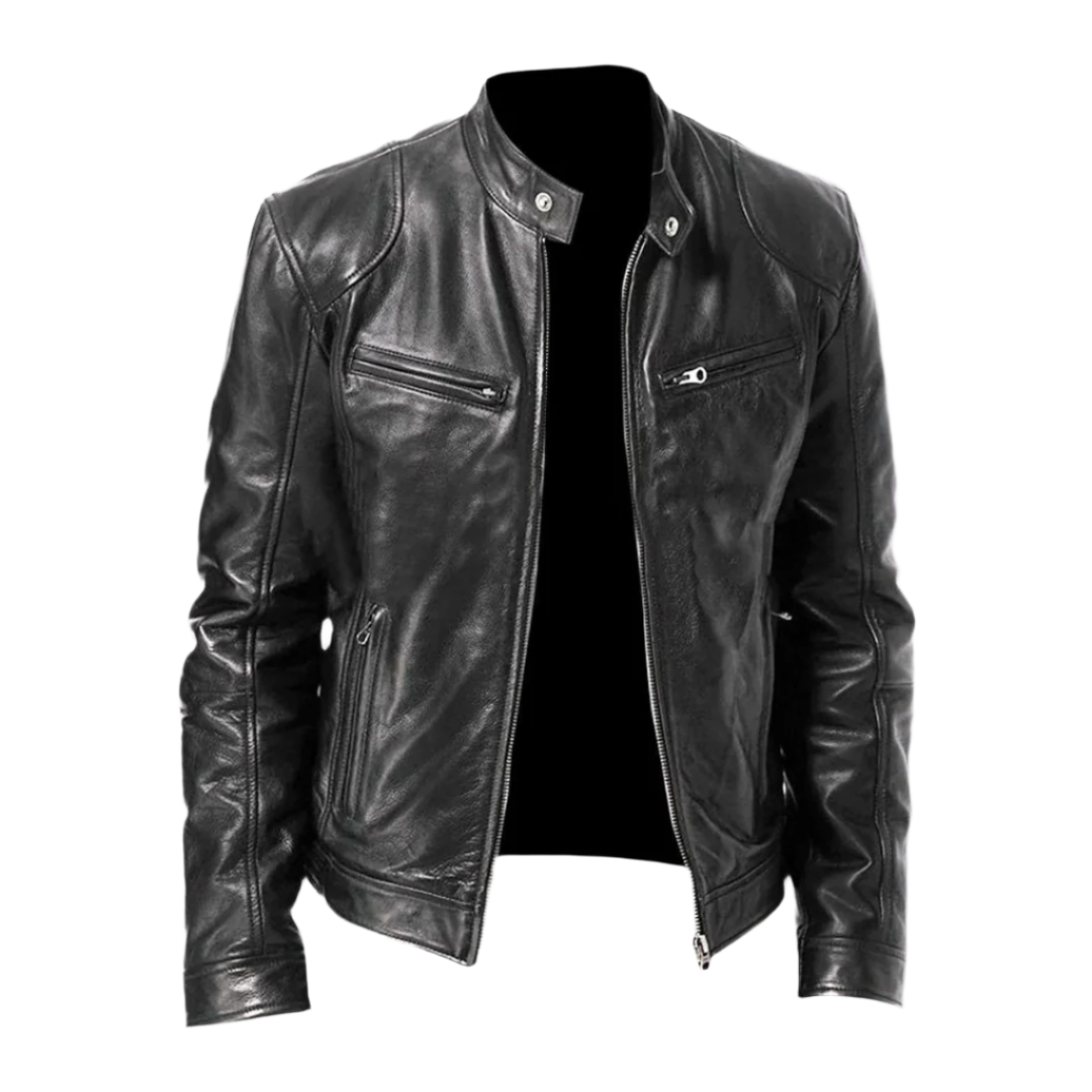 Vegan Leather Jacket Men