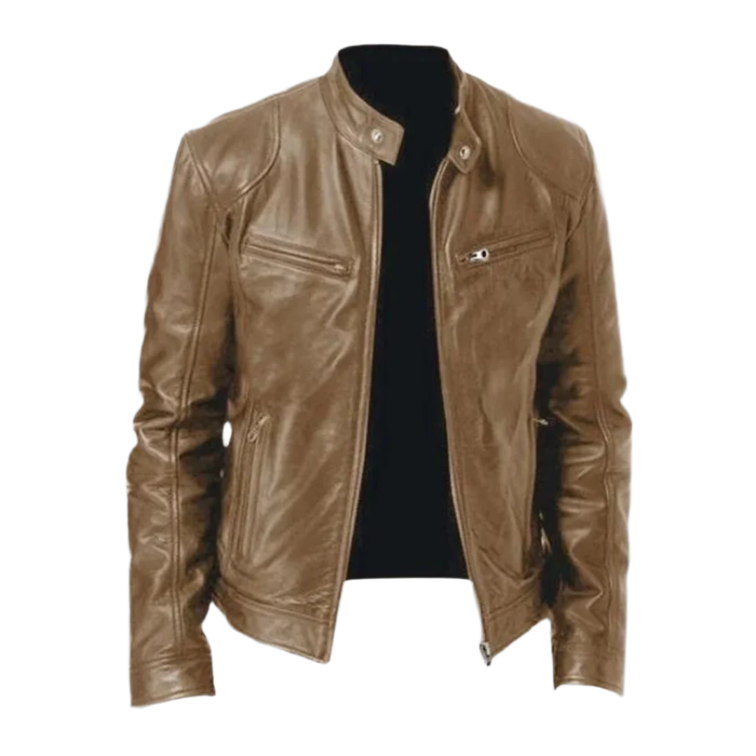 Vegan Leather Jacket Men