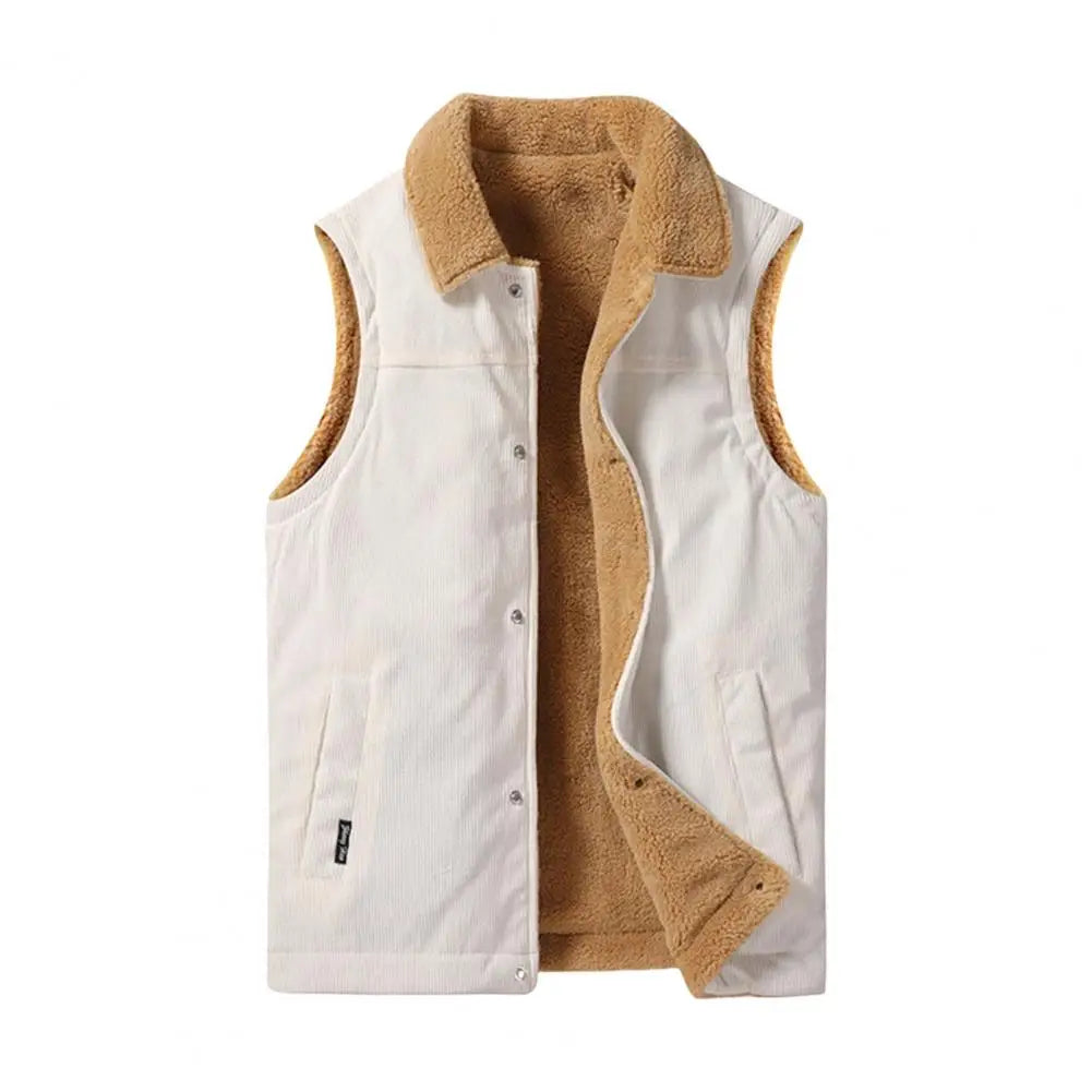 Men's Fleece Vest, Warm and Versatile
