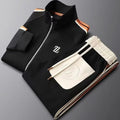 Tracksuit Men Stripe 2 Piece Jogger Set