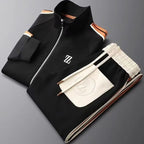 Tracksuit Men Stripe 2 Piece Jogger Set